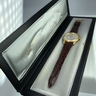 1953 Vintage Patek Philippe Calatrava 2509 Screw Back 18k Solid Gold Box & Paper 2