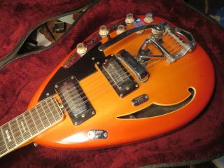 Vintage 1968 Vox Starstream Xii V270 12 String Guitar In Pretty Cond.