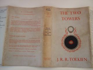 Tolkien The Two Towers 1954 1st RARE (Hobbit Middle Earth Lord of the Rings) 6