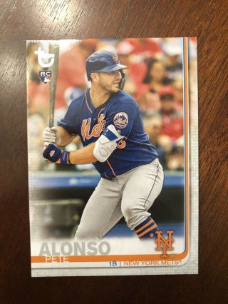 2019 Topps Series 2 475 Pete Alonso Rc Vintage Stock Mets 46/99