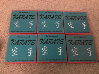 Vintage The Techniques Of Karate The Japan Karate Association 8mm Films 1 - 6