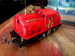 LIONEL Prewar 252 Engine 1923 RED Vintage/Antique,  Restores, .  Serviced,  Runs 6