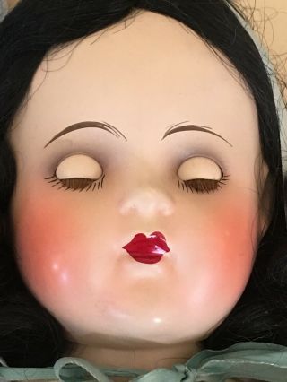 Vintage 1930s Madame Alexander Snow White Composition Doll 18 In 2