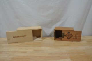 Wooden Cigar Boxes.  B68