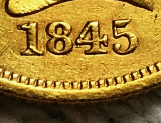 1845 - O DDO Eagle BU $10 Coronet Gold,  NICELY UNCIRCULATED ERROR RARE 4