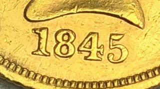 1845 - O DDO Eagle BU $10 Coronet Gold,  NICELY UNCIRCULATED ERROR RARE 5