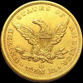 1845 - O DDO Eagle BU $10 Coronet Gold,  NICELY UNCIRCULATED ERROR RARE 6