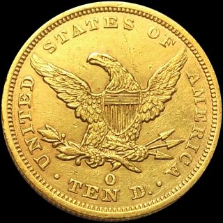 1845 - O DDO Eagle BU $10 Coronet Gold,  NICELY UNCIRCULATED ERROR RARE 7