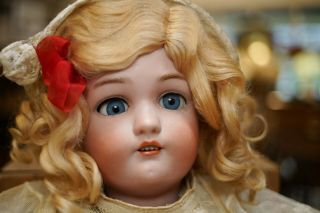 Antique Simon Halbig Dressel Jutta Bisque Head Doll 1349 24 " Composite Body
