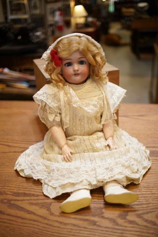 Antique Simon Halbig Dressel Jutta Bisque Head Doll 1349 24 