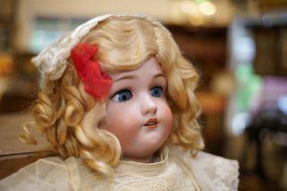 Antique Simon Halbig Dressel Jutta Bisque Head Doll 1349 24 