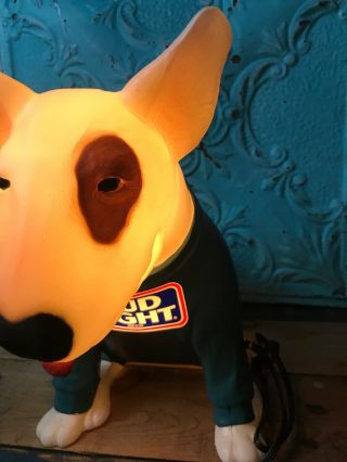 Vintage 1987 Spuds Mackenzie Bud Light Dog Advertising Display Statue NOS 7