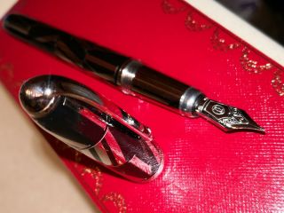 Authentic Cartier Chiffres Romaines Limited Edition 1847 Fountain Pen Nib Rare