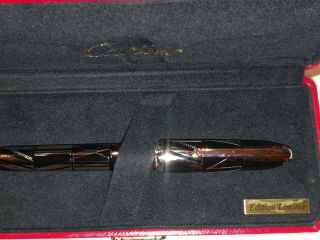 Authentic Cartier Chiffres Romaines Limited Edition 1847 Fountain Pen NIB Rare 4