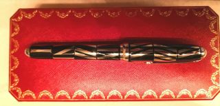Authentic Cartier Chiffres Romaines Limited Edition 1847 Fountain Pen NIB Rare 9