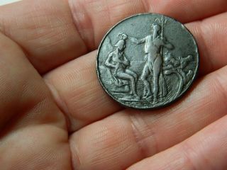 Vintage Bronze Half Penny Token Dated 1797 Metal Detecting Detector
