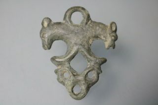 Ancient Viking Scandinavian Bronze Amulet 8 - 10th Century Ad.