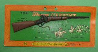 Marx Miniature Guns Collector Series: Sharps Carbine