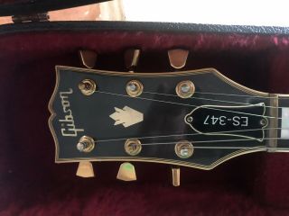 1979 Gibson ES 347 Ebony Vintage American Guitar 5