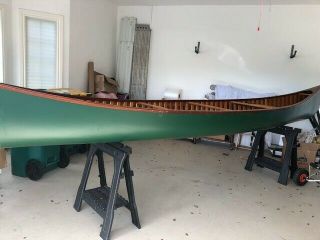 Vintage Wood Canoe - Atkinson Traveler - - 17.  5 feet 11
