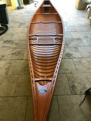Vintage Wood Canoe - Atkinson Traveler - - 17.  5 Feet