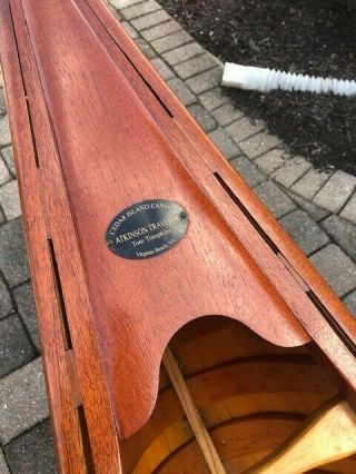 Vintage Wood Canoe - Atkinson Traveler - - 17.  5 feet 2