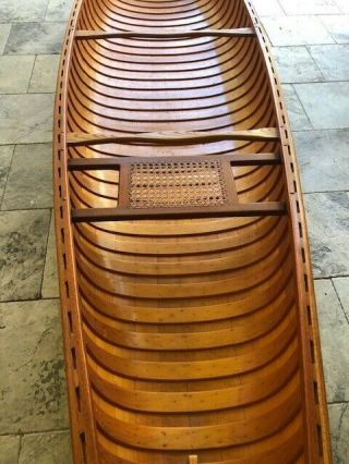 Vintage Wood Canoe - Atkinson Traveler - - 17.  5 feet 6