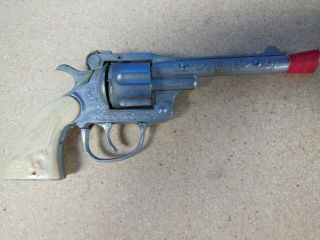 Vintage Eagle Cap Gun Metal Pistol Revolver 3
