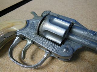 Vintage Eagle Cap Gun Metal Pistol Revolver 4