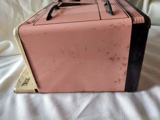 Marx Pretty Maid Toy Oven Range Stove Kitchen Tin Litho Pink Large 1950s VTG 5