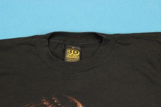 80s 3D EMBLEM Vintage T Shirt Men XXS │ EasyRiders Harley Davidson Skull Tee 4