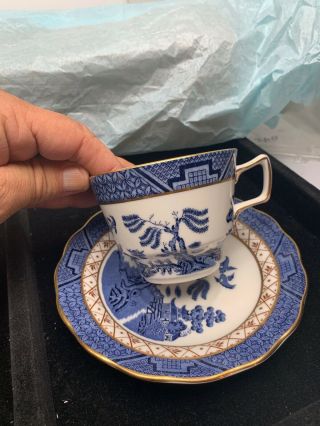 vintage royal doulton booths real old willow tea cup and Saucer SN 014 2