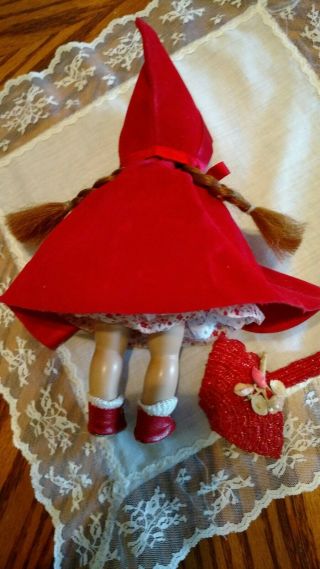 HARD PLASTIC STRUNG VOGUE GINNY (1952) RED RIDING HOOD - FROLICKING FABLE SERIES 3