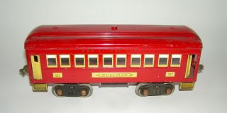 Rare Lionel Red Macy ' s Special 2 Passenger Set w/10 332 337 338 (DAKOTApaul) 7