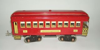 Rare Lionel Red Macy ' s Special 2 Passenger Set w/10 332 337 338 (DAKOTApaul) 8