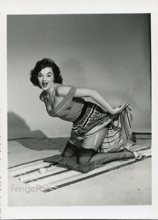 Vintage Gil Elvgren Pin Up Reference Photograph Pinup Girl 1957