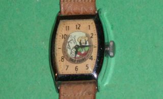 Vintage Dale Evans Watch with Horse Shoe & Cowhide Watch Band 4