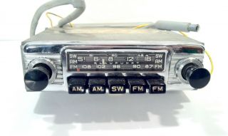 Vintage 1966 - 67 Blaupunkt Frankfurt USA Style Porsche 911 & 912 Radio LOOK READ 2