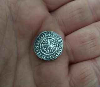 Metal Detecting Find.  Hammered Coin.