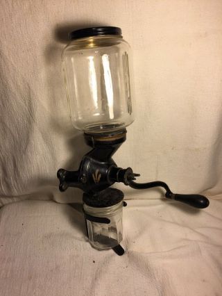 Vintage Wall Mount Coffee Grinder - - Enterprise No.  100