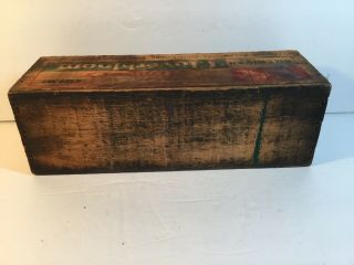 Vintage Antique Wooden 5 Lb.  Process Cheese Box Armour’s Cloverbloom Chicago IL 2
