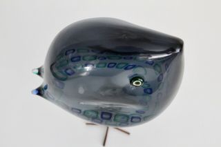 Alessandro Pianon Vistosi Pulcini Vtg Mid Century Modern Murano Glass Bird Italy 10