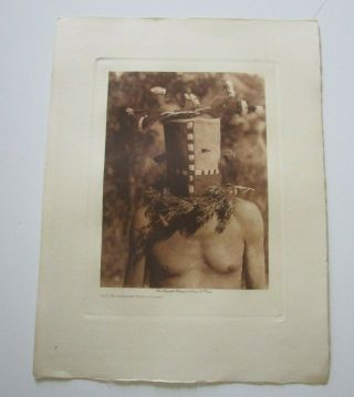 ANTIQUE VINTAGE EDWARD CURTIS PHOTOGRAPH COCHITI AMERICAN INDIAN PHOTOGRAVURE 2