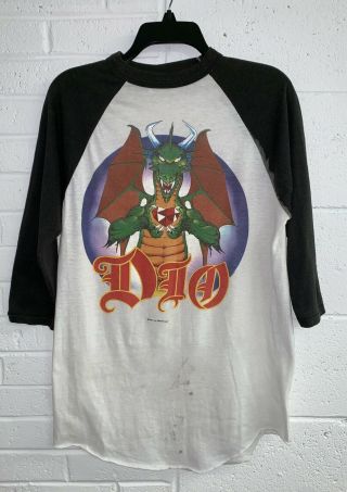 Vintage Dio 1985 Sacred Heart Concert Tour T - Shirt M/l Ronnie James Dio Rare