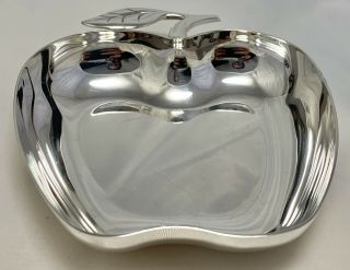 Gorgeous Tiffany & Co Sterling Silver Apple Bowl 1960’s 3