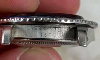 Vintage Rolex GMT - Master Wristwatch Ref.  1675 FULL SET MILITARY PROVENANCE NR 10