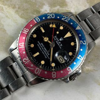 Vintage Rolex GMT - Master Wristwatch Ref.  1675 FULL SET MILITARY PROVENANCE NR 2