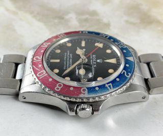 Vintage Rolex GMT - Master Wristwatch Ref.  1675 FULL SET MILITARY PROVENANCE NR 5