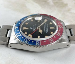 Vintage Rolex GMT - Master Wristwatch Ref.  1675 FULL SET MILITARY PROVENANCE NR 6