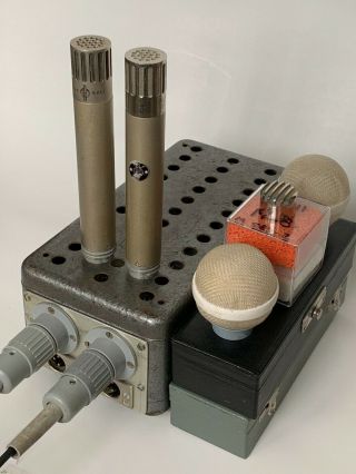 Neumann Gefell Vintage M582 Pair Tube Microphone 4